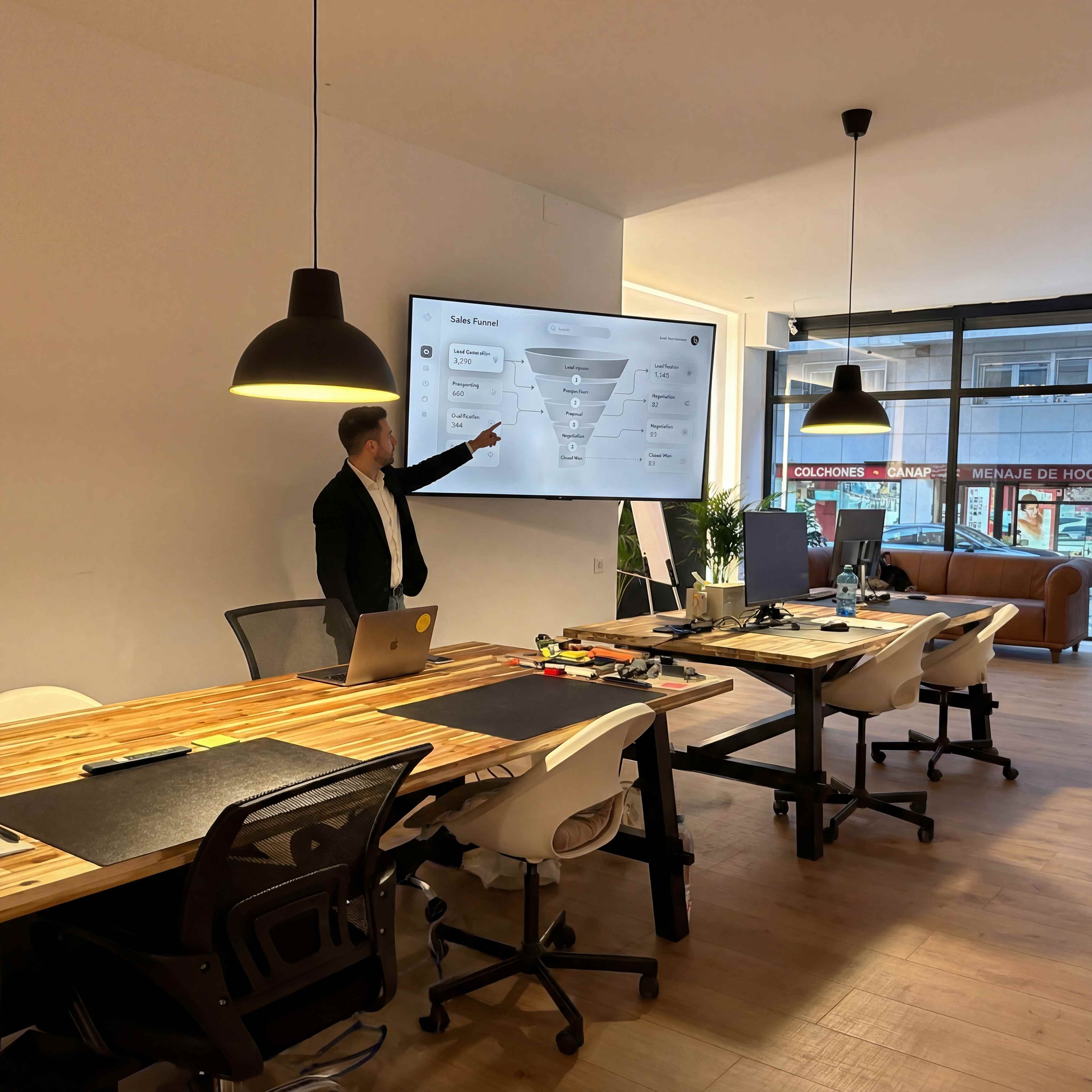 Trabajando tarde en contenido